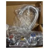 4" DECK MOUNT FAUCET W/ 6" SPOUT