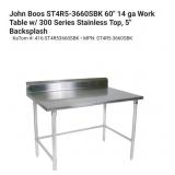 STAINLESS STEEL WORK TABLE