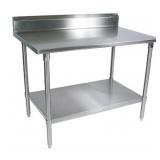 36" STAINLESS STEEL WORK TABLE