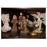 CANDLEHOLDERS AND FIGURINES