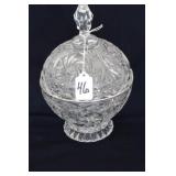 VIOLETTA 24% LEAD CRYSTAL CANDY DISH