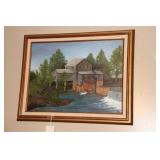 1985 ADA RADKE OIL ON BOARD PAINTING