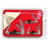 3 PC OLD TIMER KNIFE SET NEW IN COLLECTIBLE TIN