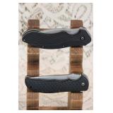 TWO KERSHAW LOCK BACK KNIVES