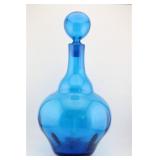 MCM BLENKO TURQUOISE DECANTER