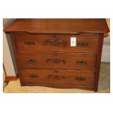 OAK 3-DRAWER CHEST