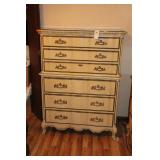 FRENCH PROVINCIAL CHEST ON CHEST