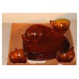 AMBER "DAISY & BUTTON SNACK SET