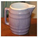 LILAC TONED STONEWARE PITCHER