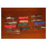 (12) ASSORTED LOCKBACK KNIVES