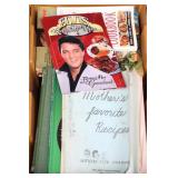 TOTE OF COOKBOOKS