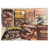 BOX OF KNIFE BOOKS AND NATIONAL KNIFE MAGS