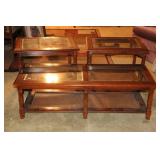 3 PC COFFEE TABLE & END TABLE SET
