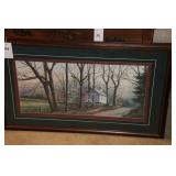 ROBERT TINO PRINT TITLED: "PASLM OF SPRING"