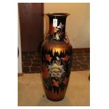 TALL JAPANESE PORCELAIN FLOOR VASE
