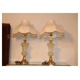 PAIR TABLE LAMPS