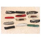 (12) ASSORTED LOCKBACK KNIVES