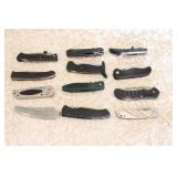 (12) ASSORTED LOCKBACK KNIVES