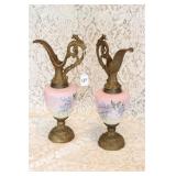 PAIR VICTORIAN EWERS