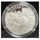 JAMESTOWN 400TH ANNIVERSARY PROOF SILVER DOLLAR -