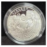 JAMESTOWN 400TH ANNIVERSARY PROOF SILVER DOLLAR -
