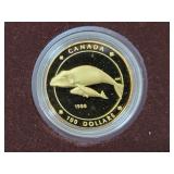 1988 CANADIAN $100 PROOF GOLD COIN