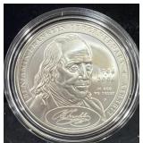 2006 BEN FRANKLIN "FOUNDING FATHER" UNC SILVER