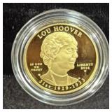 2014 LOU HOOVER FIRST SPOUSE GOLD PROOF COIN