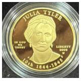 2009 "JULIA TYLER" FIRST SPOUSE GOLD PROOF COIN -