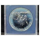 92 CANADIAN BRILLIANT STERLING SILVER PROOF DOLLAR