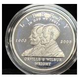 2003 FIRST FLIGHT CENTENNIAL PROOF SILVER DOLLAR -