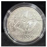 JAMESTOWN 400TH ANNIVERSARY UNC SILVER DOLLAR -