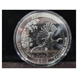 2015 5OZ SILVER KISATCHIE NATIONAL PARK LA COIN