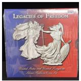 LEGACIES OF FREEDOM - US & UK SILVER BULLION COIN
