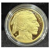 2010 AMERICAN BUFFALO 1 OZ GOLD PROOF COIN -