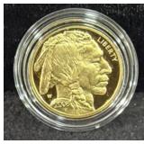 2008 AMERICAN BUFFALO $25 - 1/2 OZ-GOLD PROOF COIN