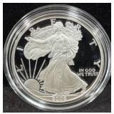 2006-W PROOF SILVER EAGLE - BOX AND COA