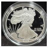 2006-W PROOF SILVER EAGLE - BOX AND COA