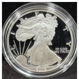 2006-W PROOF SILVER EAGLE - BOX AND COA