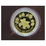 93 CANADIAN $100 THE HORSELESS CARRIAGE14K COIN
