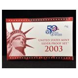 2003 U.S. MINT SILVER PROOF SET