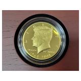 50TH ANN. KENNEDY HALF DOLLAR GOLD PROOF COIN