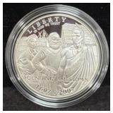 JAMESTOWN 400TH ANNIVERSARY PROOF SILVER DOLLAR -
