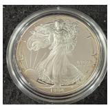 1994-P PROOF SILVER EAGLES - BOX AND COA
