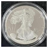 1994-P PROOF SILVER EAGLES - BOX AND COA