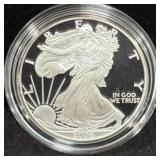 2006-W PROOF SILVER EAGLE - BOX AND COA