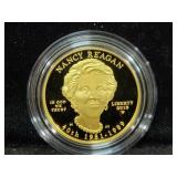 2016 FIRST SPOUSE GOLD UNCIR. NANCY REAGAN COIN