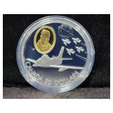 97 CANADIAN $20 SILVER CANADAIR F-86 SABRE COIN