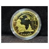 94 CANADIAN $200 22K GOLD ANNE GREEN GABLES COIN
