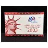 2003 U.S. MINT SILVER PROOF SET